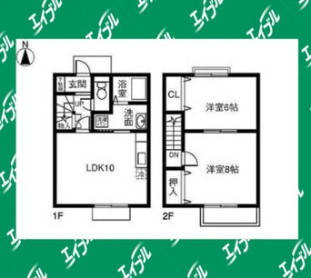 間取図 東海道本線/大府駅 徒歩24分 1階 築19年