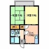 名鉄常滑線・空港線/寺本駅 徒歩8分 2階 築32年 2DKの間取り