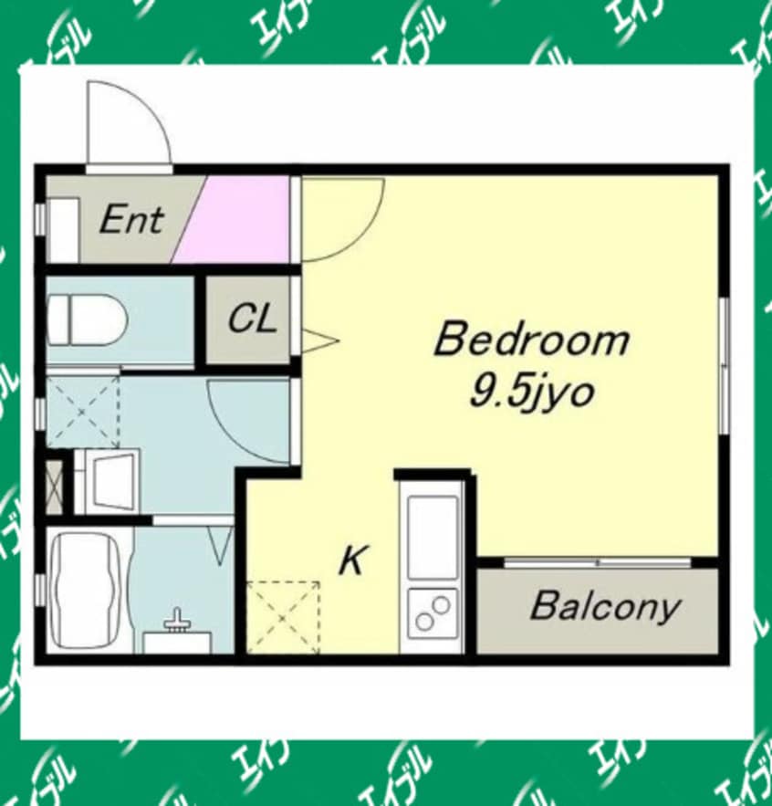 間取図 Grain鳴海