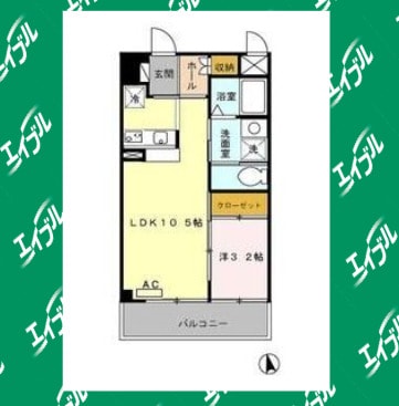 間取り図 名鉄常滑線・空港線/新舞子駅 徒歩2分 4階 築20年