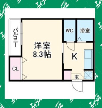 間取図 オークハウス桜