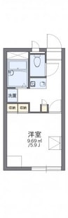 レオパレスコンフォート赤羽根 1Kの間取り