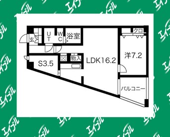 間取図 名古屋市営地下鉄東山線/覚王山駅 徒歩7分 3階 築16年