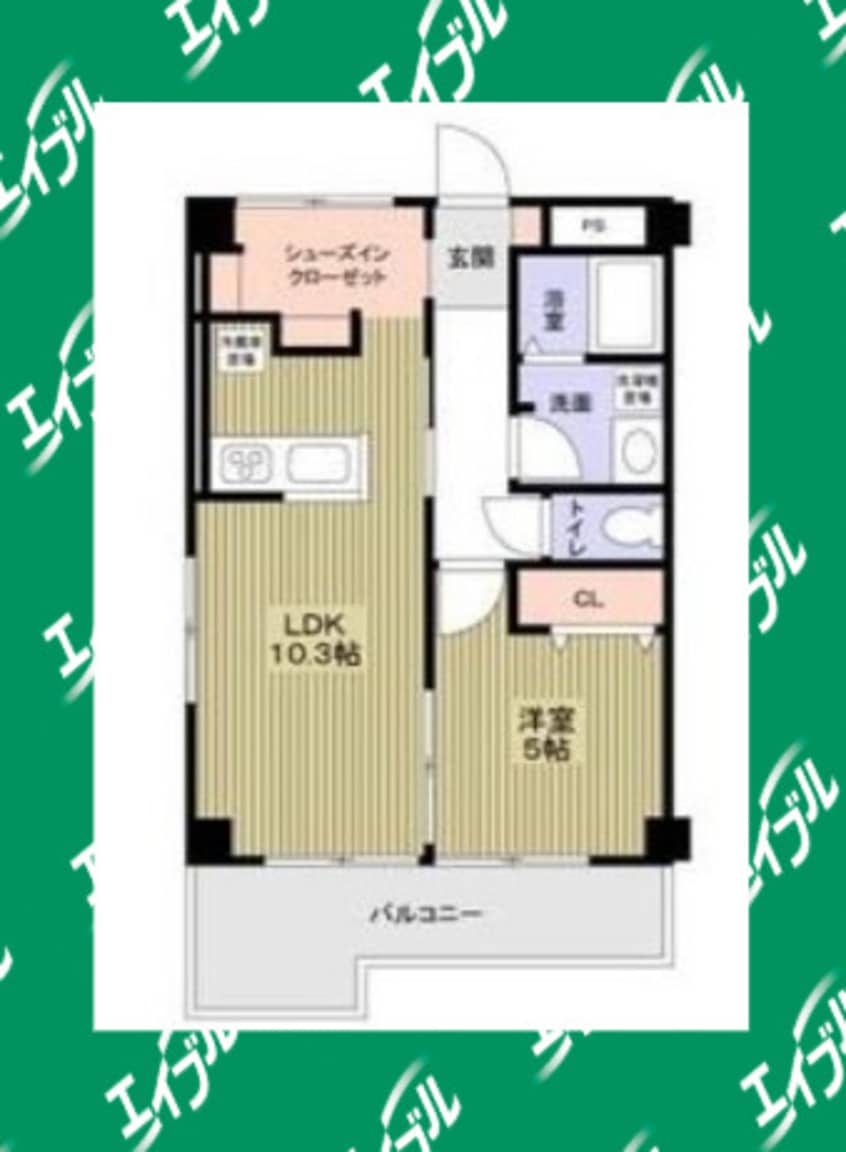 間取図 名古屋市営地下鉄東山線/東山公園駅 徒歩1分 4階 築36年