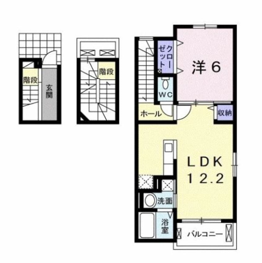 間取図 ブライト　シャトー