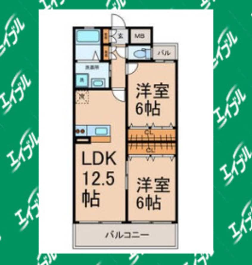 間取図 FRESCO　SECOND(南棟)