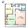 グリーンワイズ 2LDKの間取り
