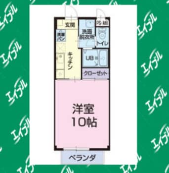 間取図 シャルマン瑞穂