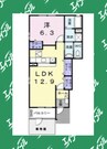 ライフステージ　ウエスト 1LDKの間取り
