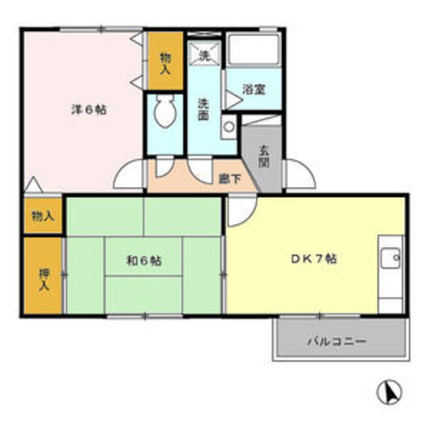 間取図 グリーンハイツ