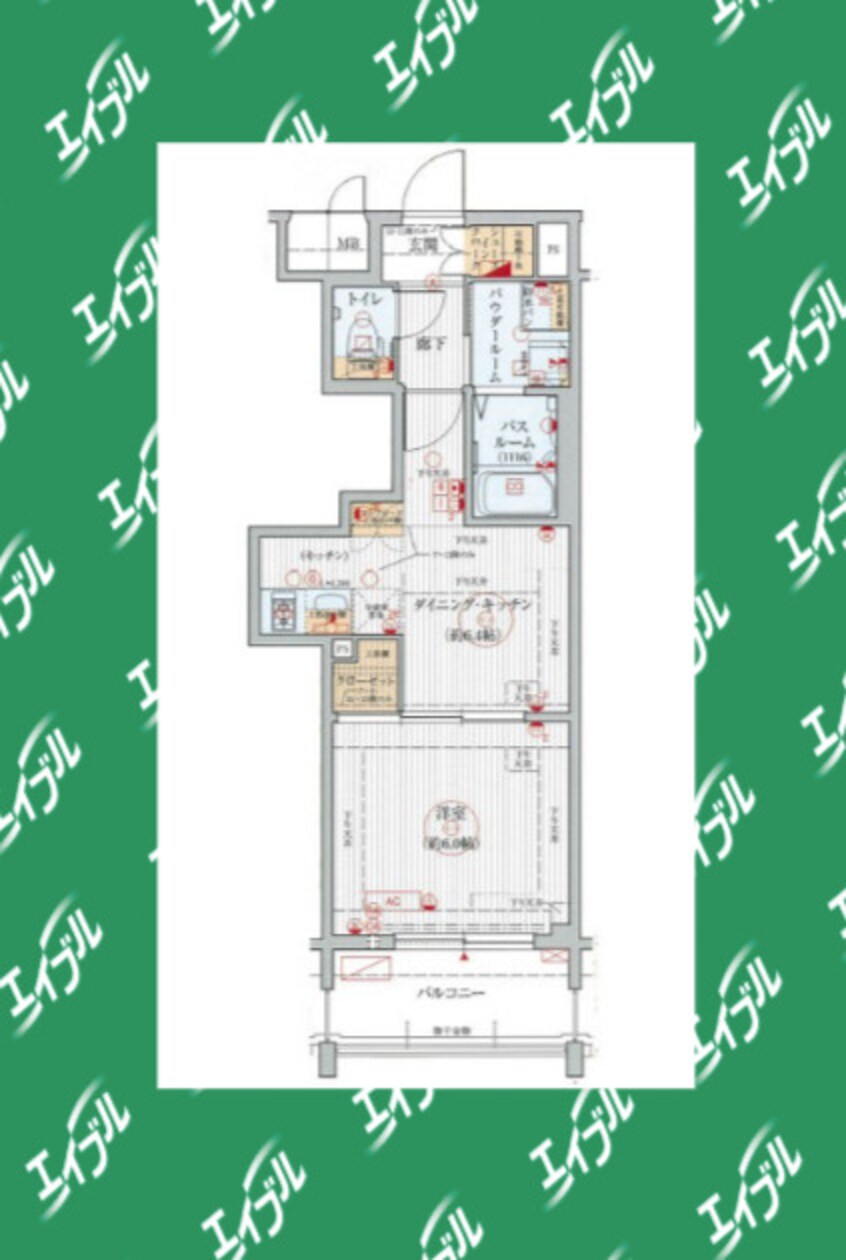 間取図 エステムプラザ名古屋駅前プライムタワー