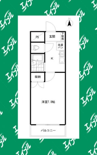 間取図 シャトレープランドール