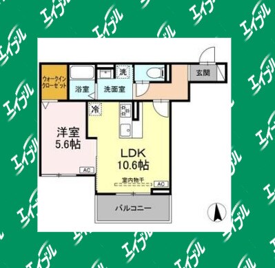 間取り図 ルヴィータ矢田南