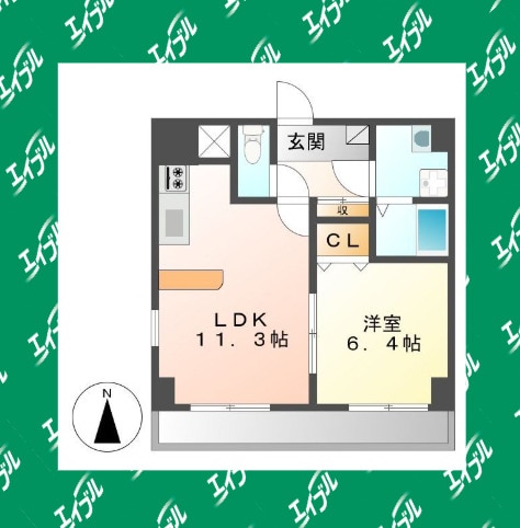間取り図 フローレス・コート