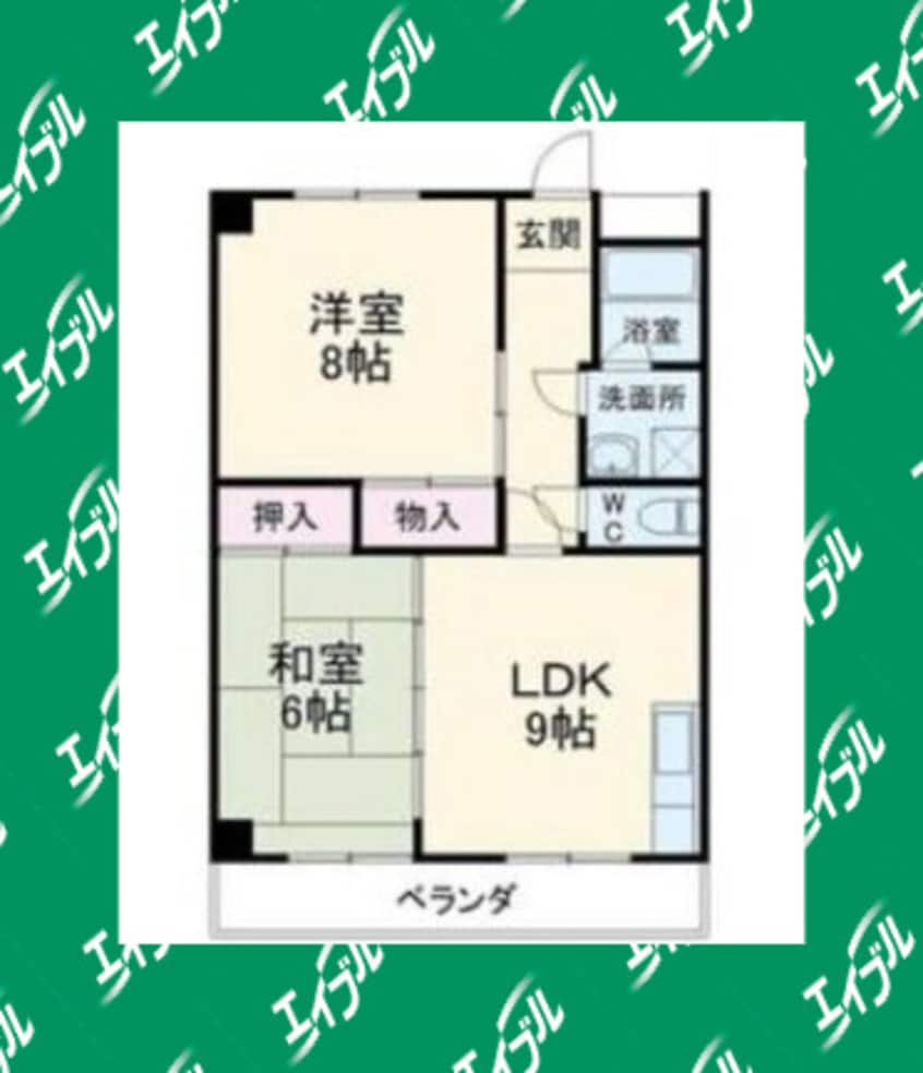 間取図 藤本コーポ