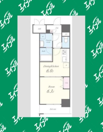 間取図 メイボーテセラ