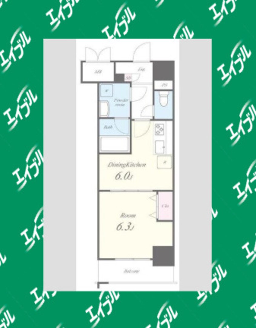間取図 メイボーテセラ