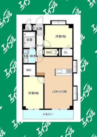 間取図 エール中島