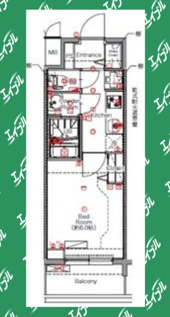 間取り図 MAXIV名古屋上前津
