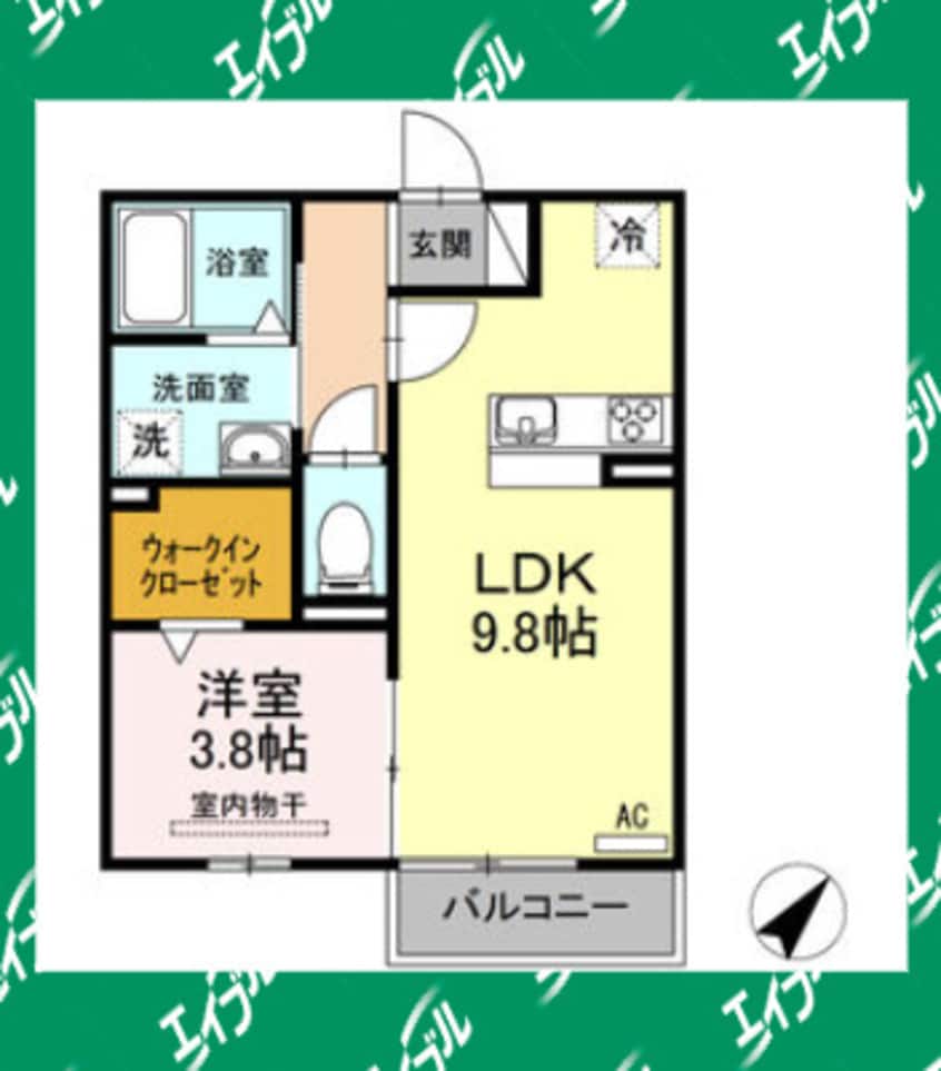 間取図 ラ・メール知多