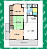 セブンスズキⅢ 3LDKの間取り