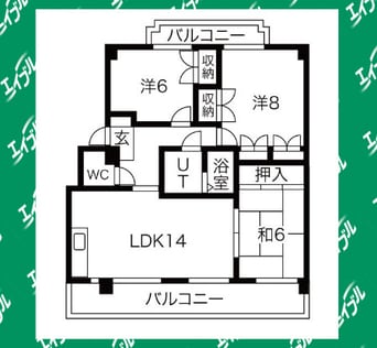 間取図 Sunny Life U