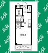 エトワール参番館 1Rの間取り