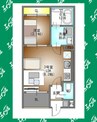 REGALEST道徳 1LDKの間取り