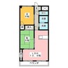 名鉄河和線/坂部駅 徒歩26分 1階 築28年 2LDKの間取り