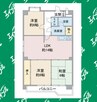 レジデンス栄光 3LDKの間取り