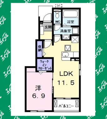 間取図 ヒカルサ名古屋港区大西Ⅰ