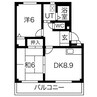名鉄常滑線・空港線/名和駅 徒歩7分 2階 築27年 2DKの間取り