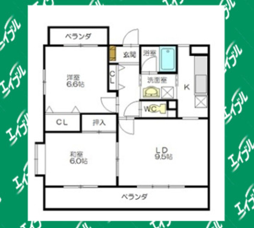 間取図 スカイメゾン赤松