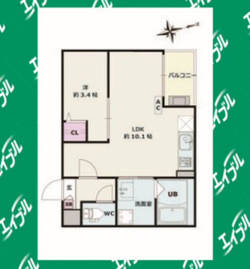 間取図 Jack shibaⅠ