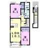 プチプランシュＢ 2LDKの間取り