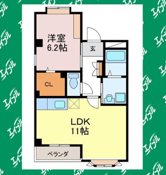 間取図 名古屋市営地下鉄東山線/星ヶ丘駅 バス10分市バス高針口下車:停歩5分 4階 築20年