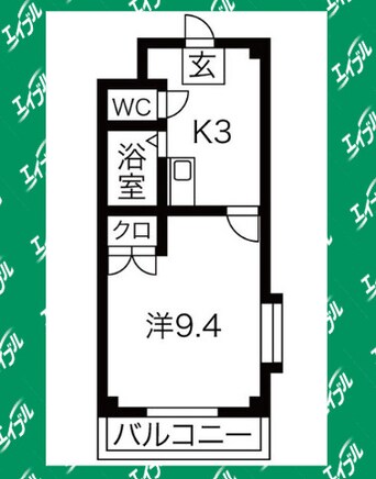 間取図 名鉄常滑線・空港線/柴田駅 徒歩4分 2階 築27年