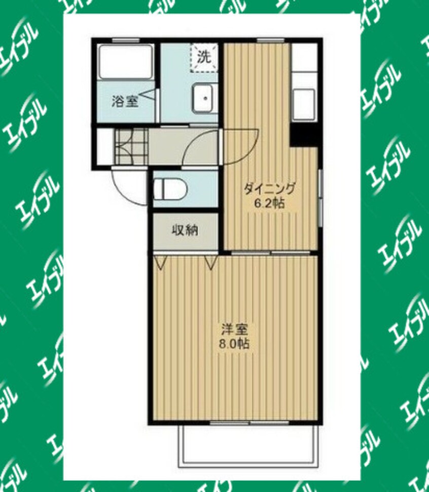 間取図 名古屋市営地下鉄鶴舞線/平針駅 徒歩25分 2階 築25年
