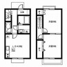 近鉄名古屋線/戸田駅 徒歩40分 1階 築27年 2LDKの間取り