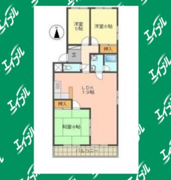 間取図 名古屋市営地下鉄東山線/上社駅 徒歩4分 3階 築36年