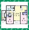 クラールⅠ 2LDKの間取り