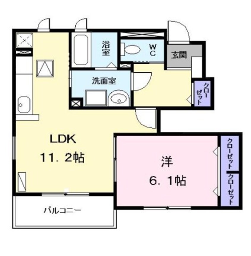 間取図 ノーブルヴィラ　Ⅱ