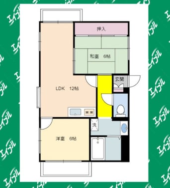 間取図 レジデンス内田橋