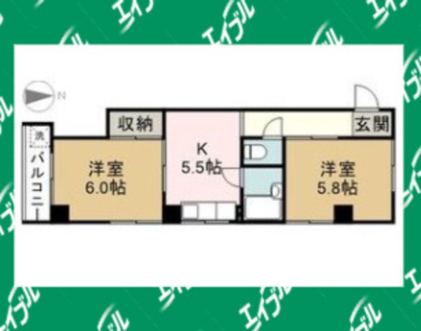 間取図 ブランシュ東海通