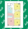 パークサイド雁宿2号館 3LDKの間取り