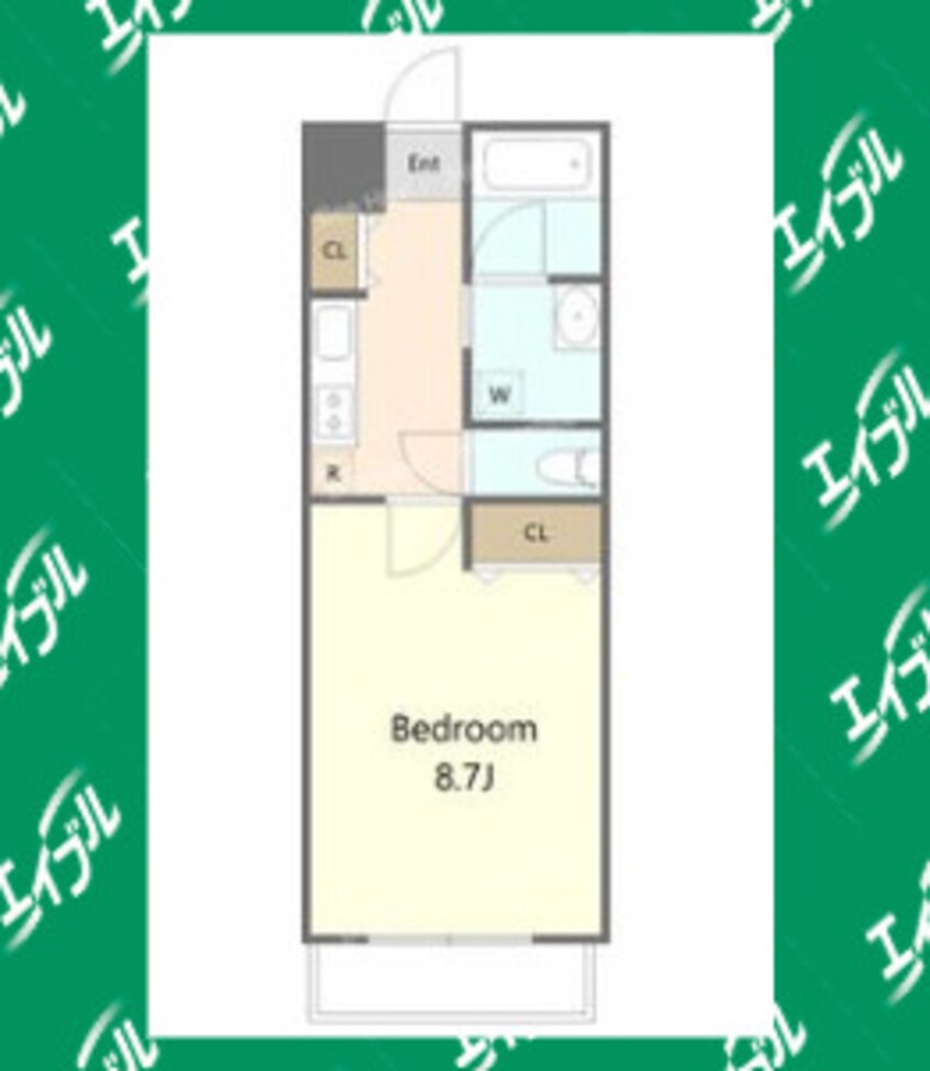 間取図 CENT FORCE HAKUUN