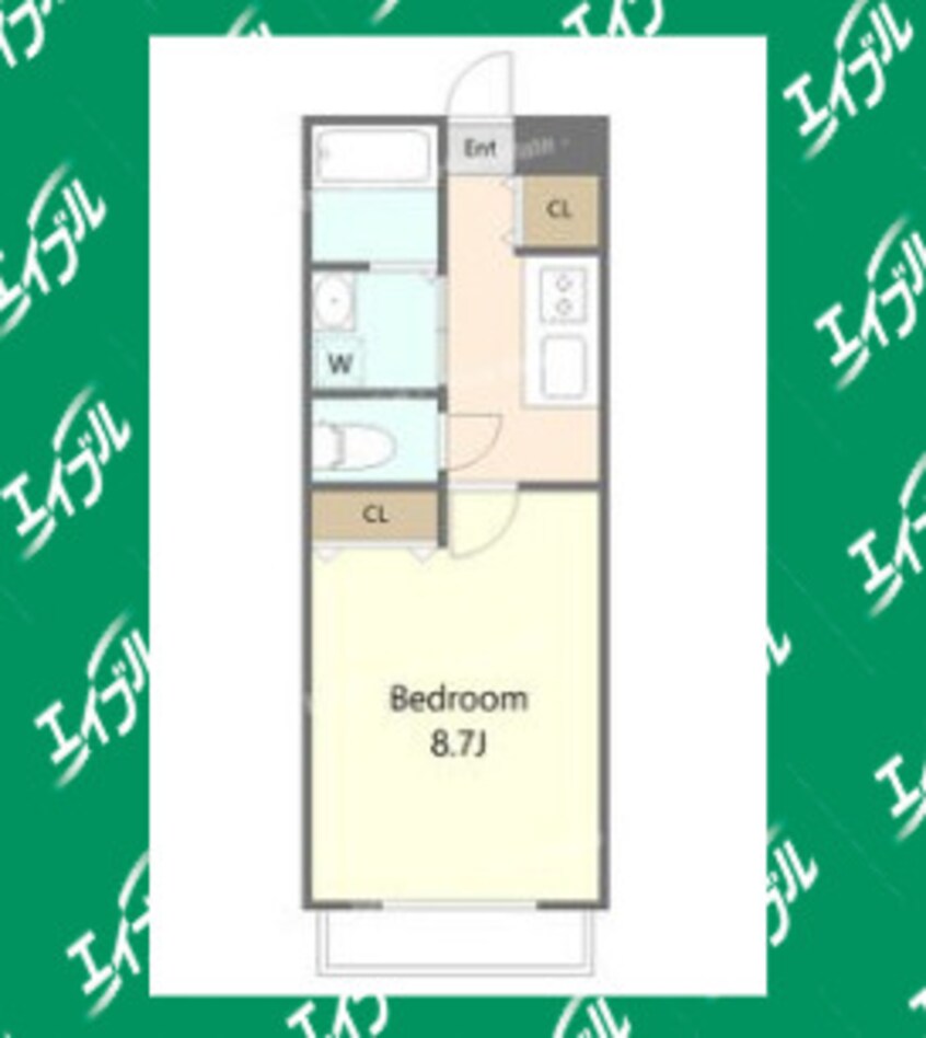間取図 CENT FORCE HAKUUN