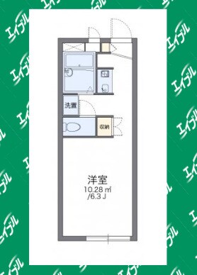 間取り図 レオパレス番水