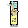 名鉄常滑線・空港線/新日鉄前駅 徒歩10分 2階 築33年 1DKの間取り