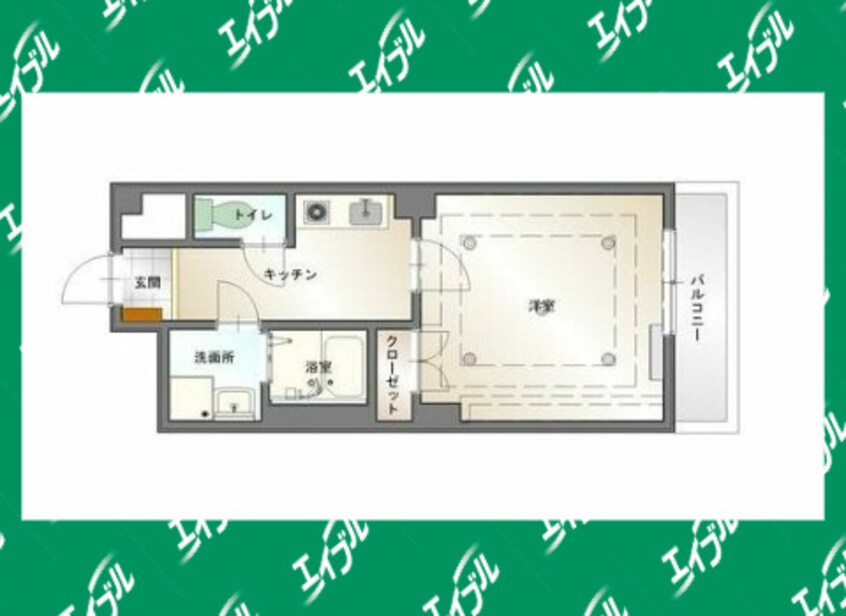 間取図 フェリシア千成